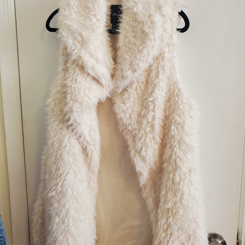 White Fur Vest